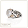 Anello Polvere di Stelle cupola con perla| Gioielli De Nobili